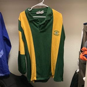 Long Sleeve Green Bay Packers rugby shirt